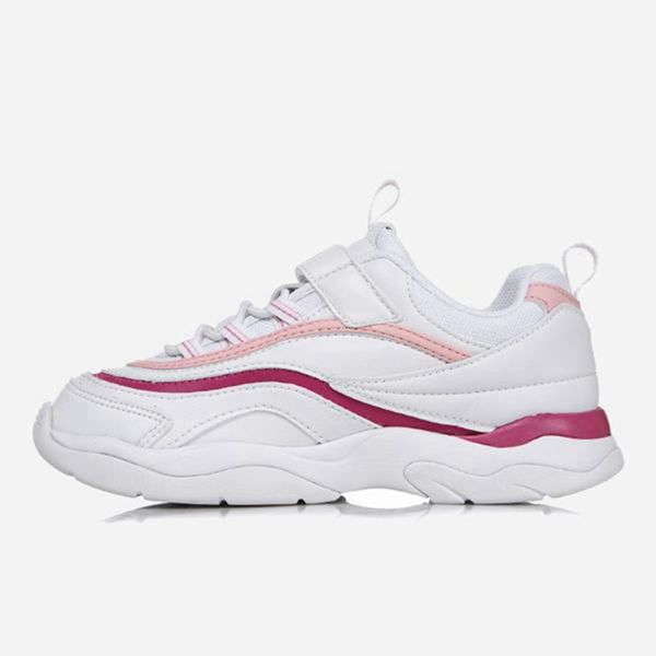 Fila Ray Boy's Sneakers - White/Pink,NZ 852-53269